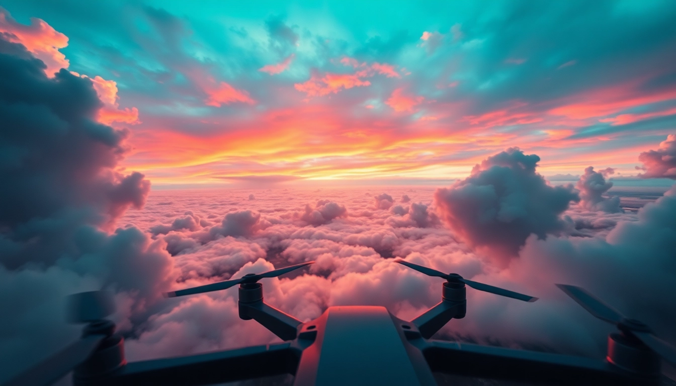 Capture stunning drone photography tips with aerial views showcasing vibrant landscapes and dramatic lighting.