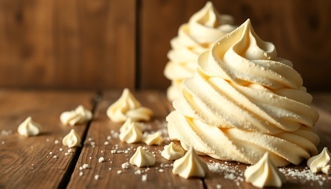 Whipped cream charger elegantly displayed with whipped cream, highlighting its unique design and application.