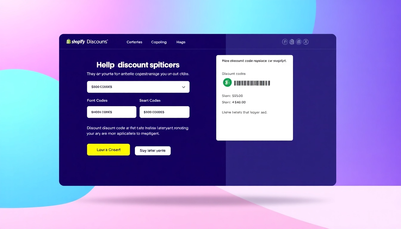 Create and manage shopify bulk discount codes effortlessly with a user-friendly generator interface.