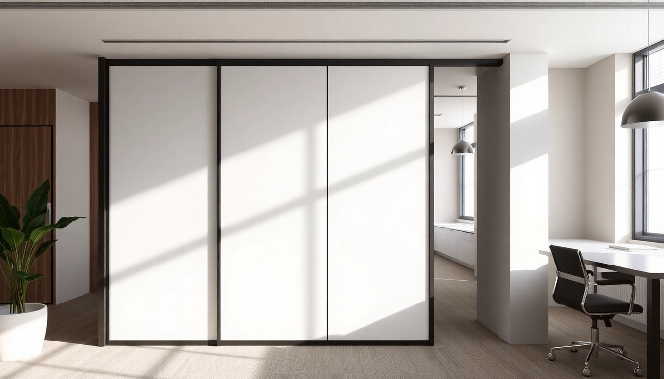 Utilize a Folding Partition Wall to create versatile spaces in contemporary settings with elegant design.