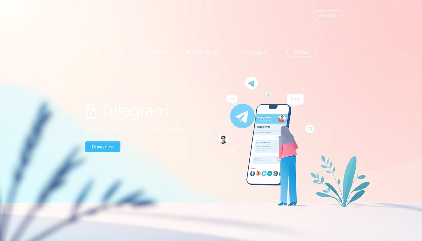 Explore the Telegram官网 interface showcasing vibrant messaging features and secure communication.
