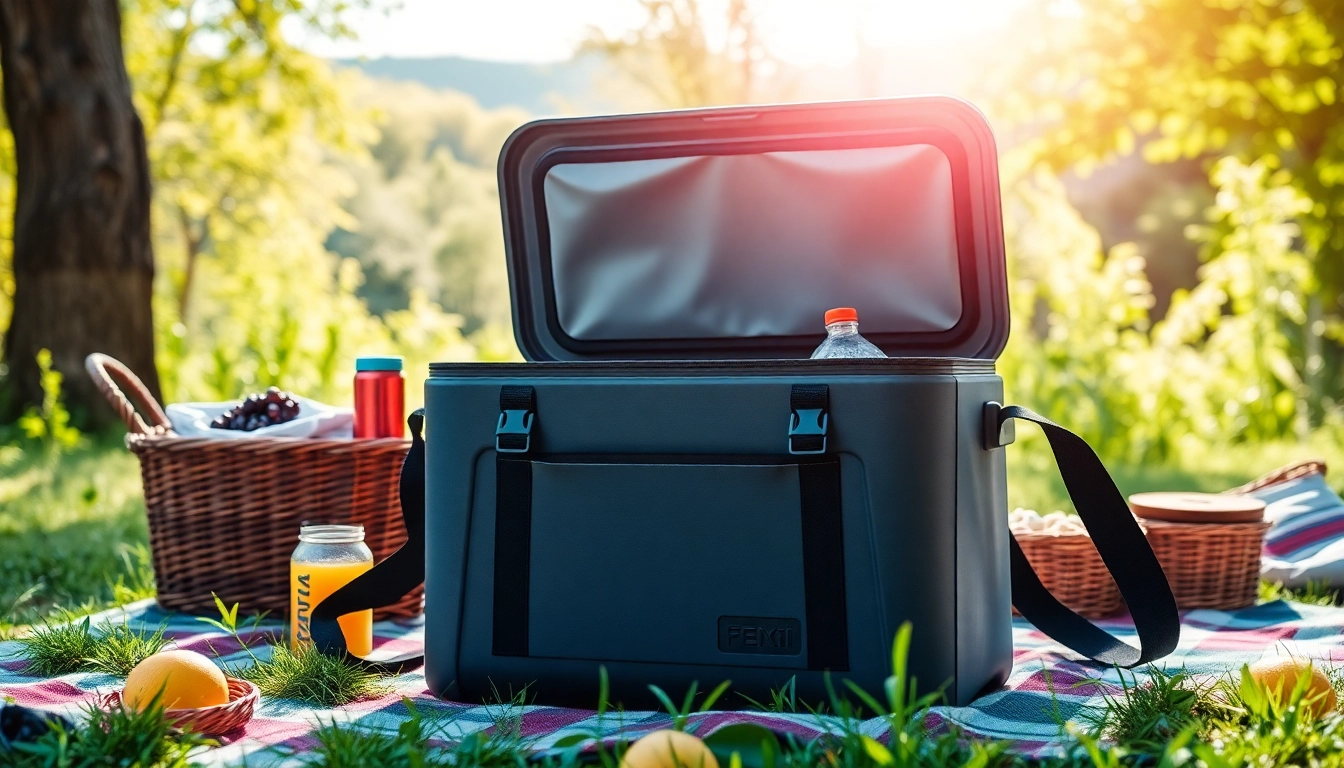 Explore soft coolers like Yeti in vibrant outdoor settings showcasing durability and style.