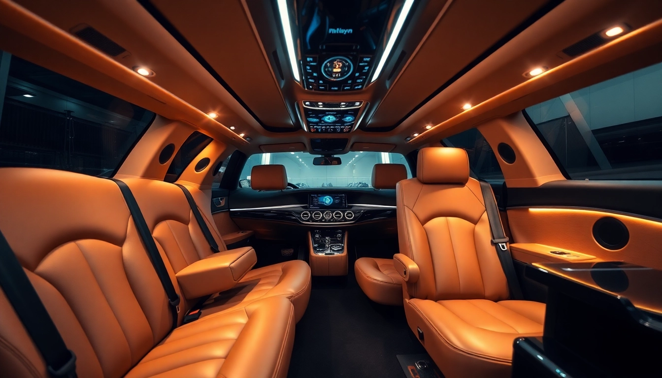 Experience car service Atlanta with luxury limousines featuring plush interiors and advanced entertainment.