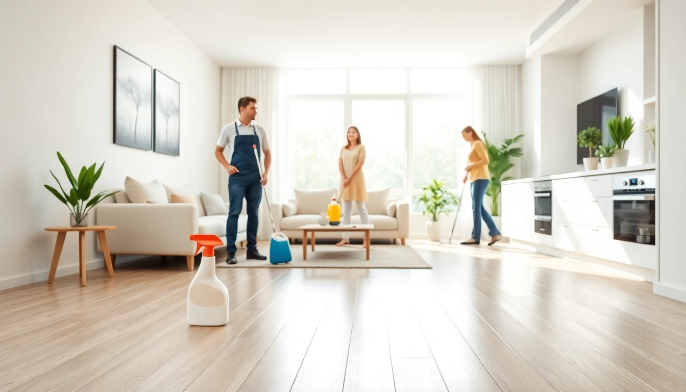 Efficient bond cleaning Logan service team brightening an apartment with their thorough cleaning.