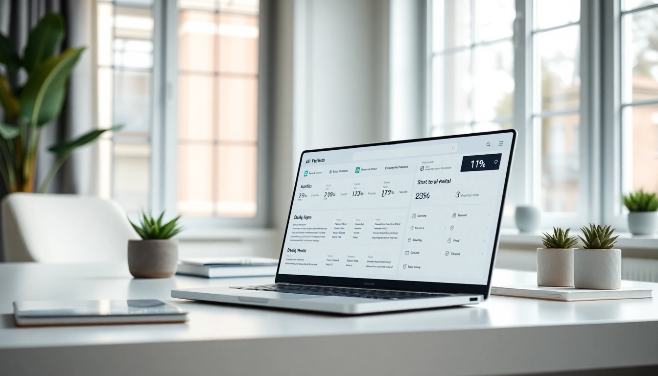 Utilize short-term rental AI software in a modern workspace for effective property management.