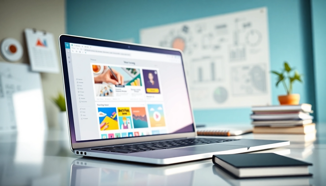 Enhance your website design with inspiration from a vibrant digital workspace.