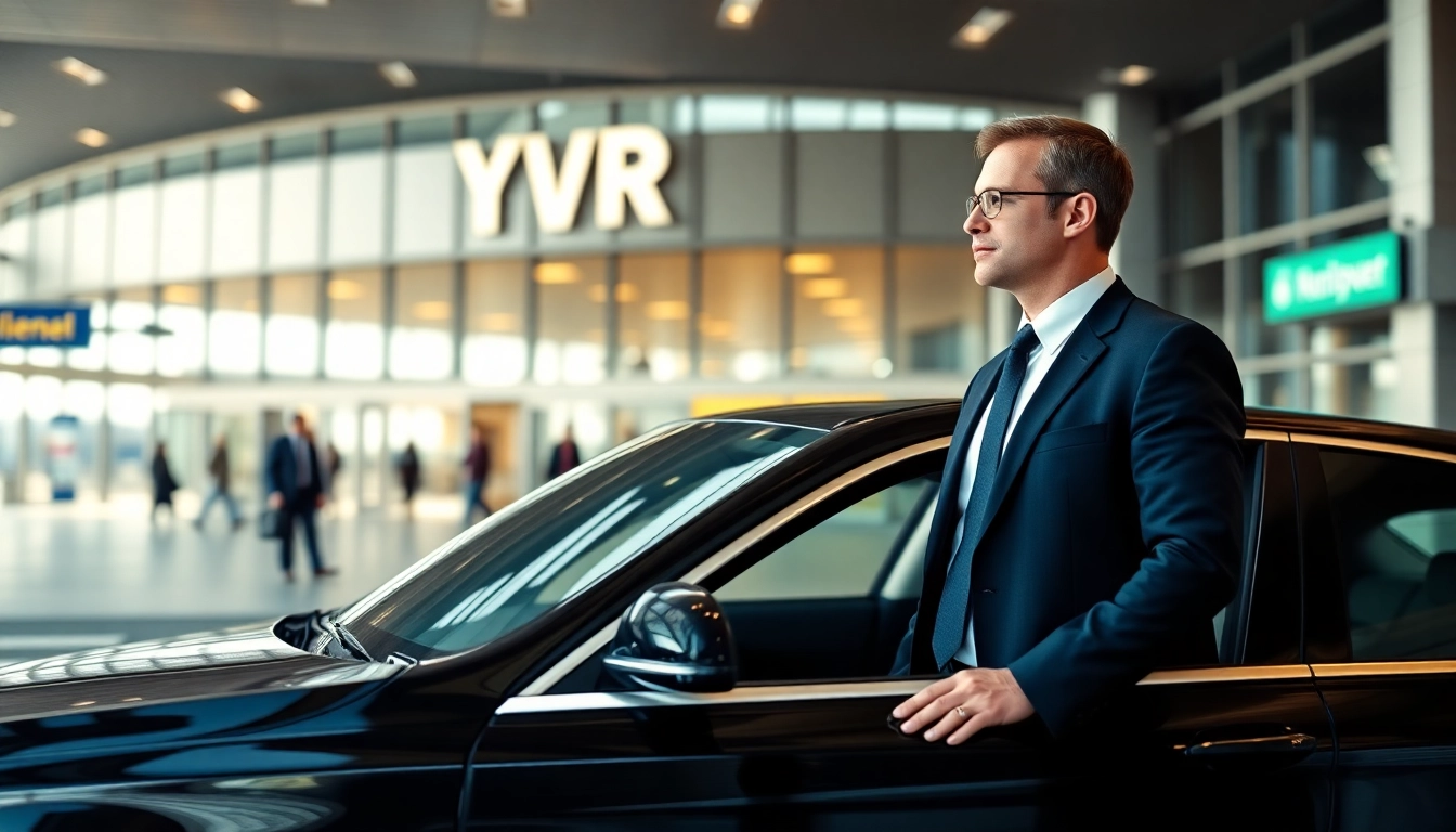 Experience premium car service Vancouver airport with a luxury vehicle waiting at YVR.