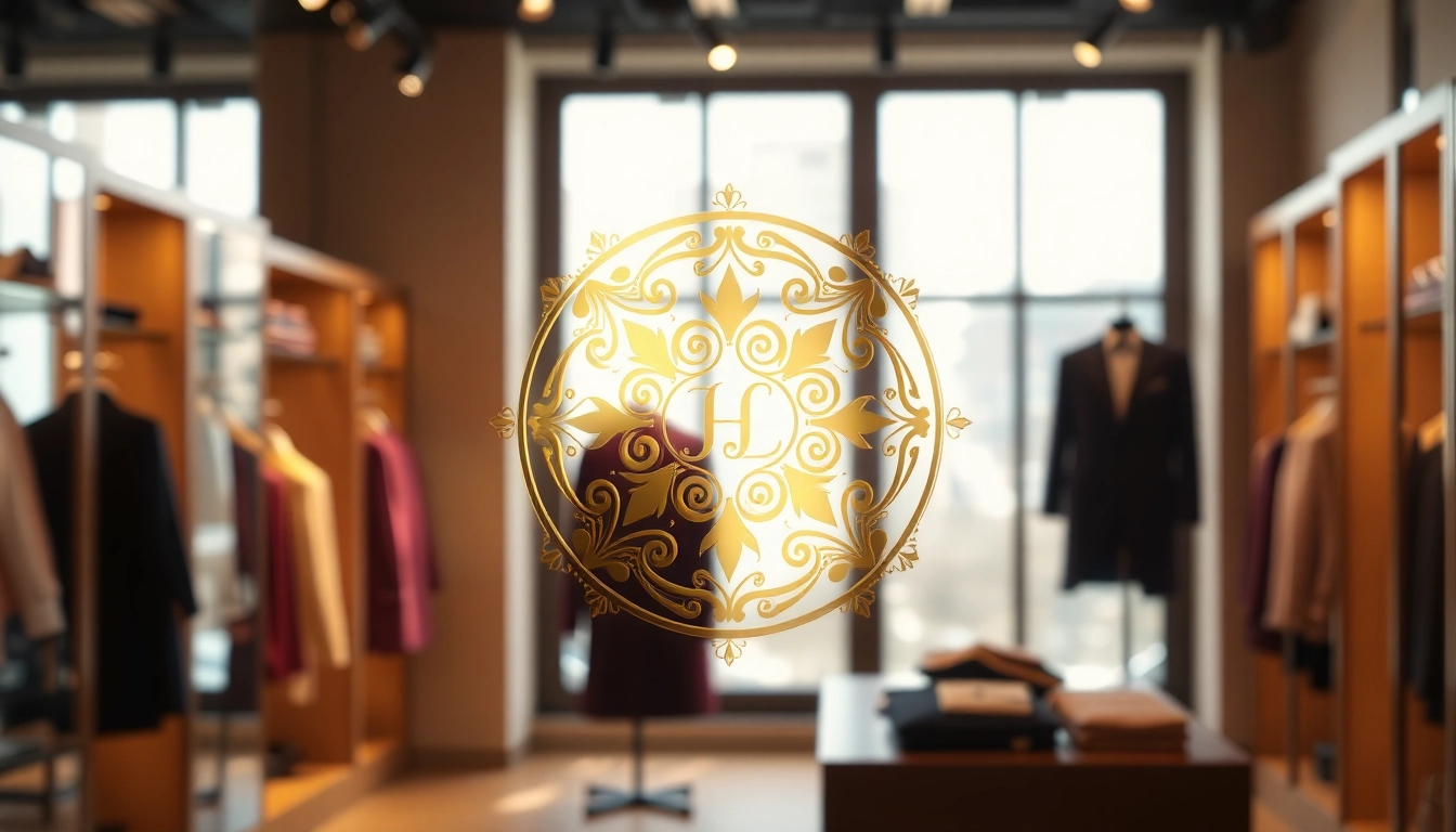 Highlighting Fendi mission statement with a luxury logo and sophisticated showroom atmosphere.