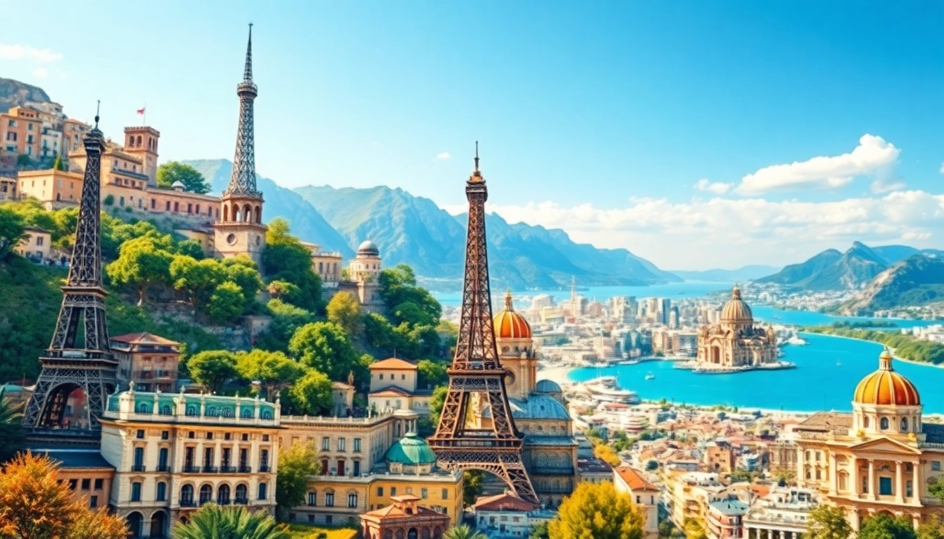 Discover stunning destinations with iconic landmarks and vibrant landscapes inspiring travel adventures.
