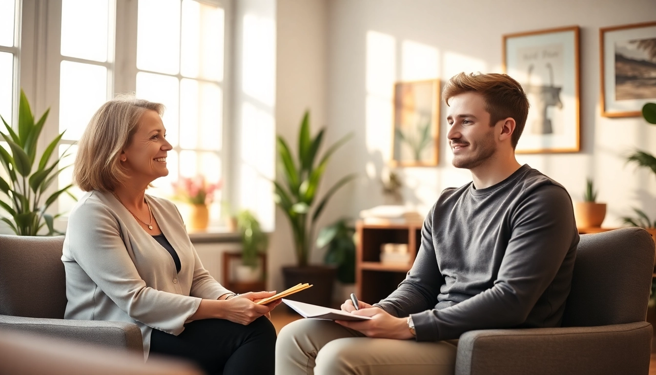 Engaging session with an attachment theory coach guiding a client towards emotional empowerment.