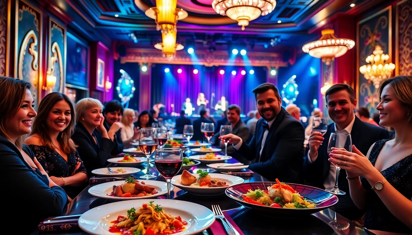 Delightful experience at dinner shows vegas with gourmet dishes and lively performances.