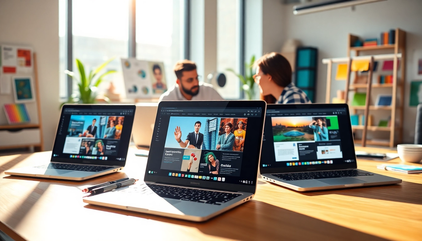 Transforming Kansas City web design ideas into engaging digital experiences in a modern workspace.