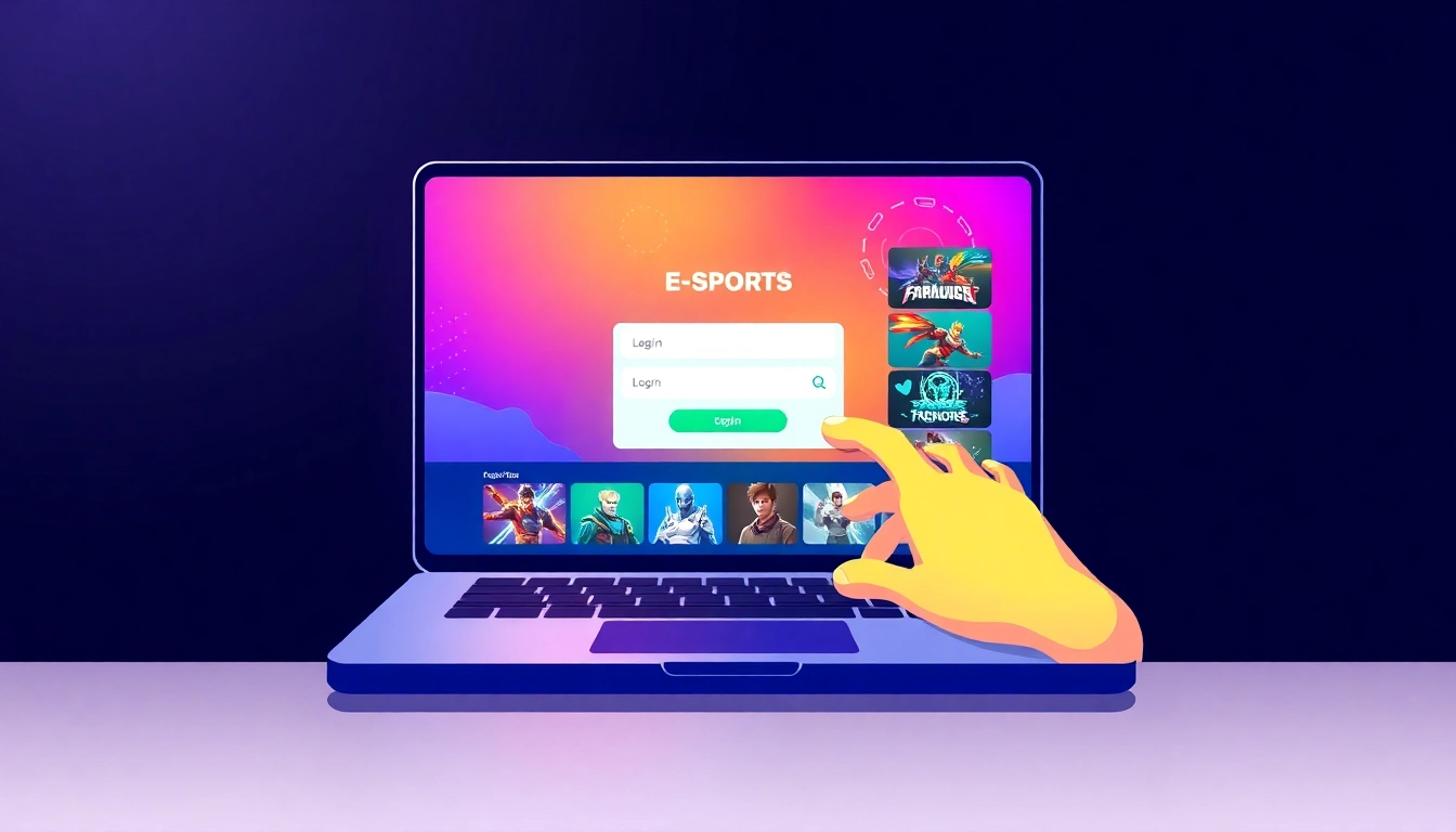 51 game login screen where users access a dynamic e-sports platform to enhance their gaming experience.